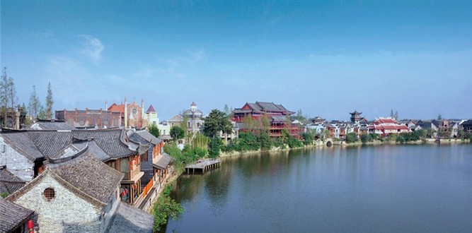 枣庄风景古城